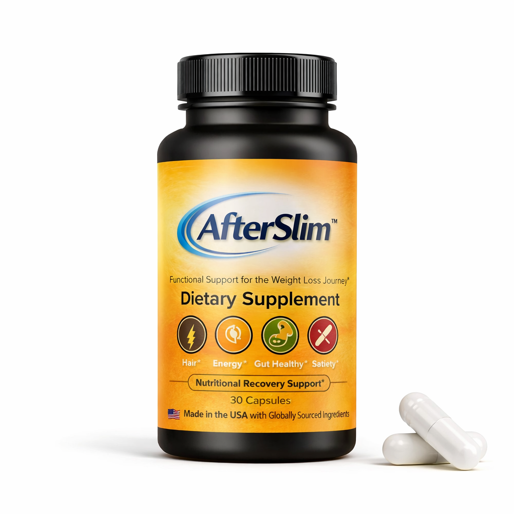 AfterSlim GLP-1 Balance supplement bottle
